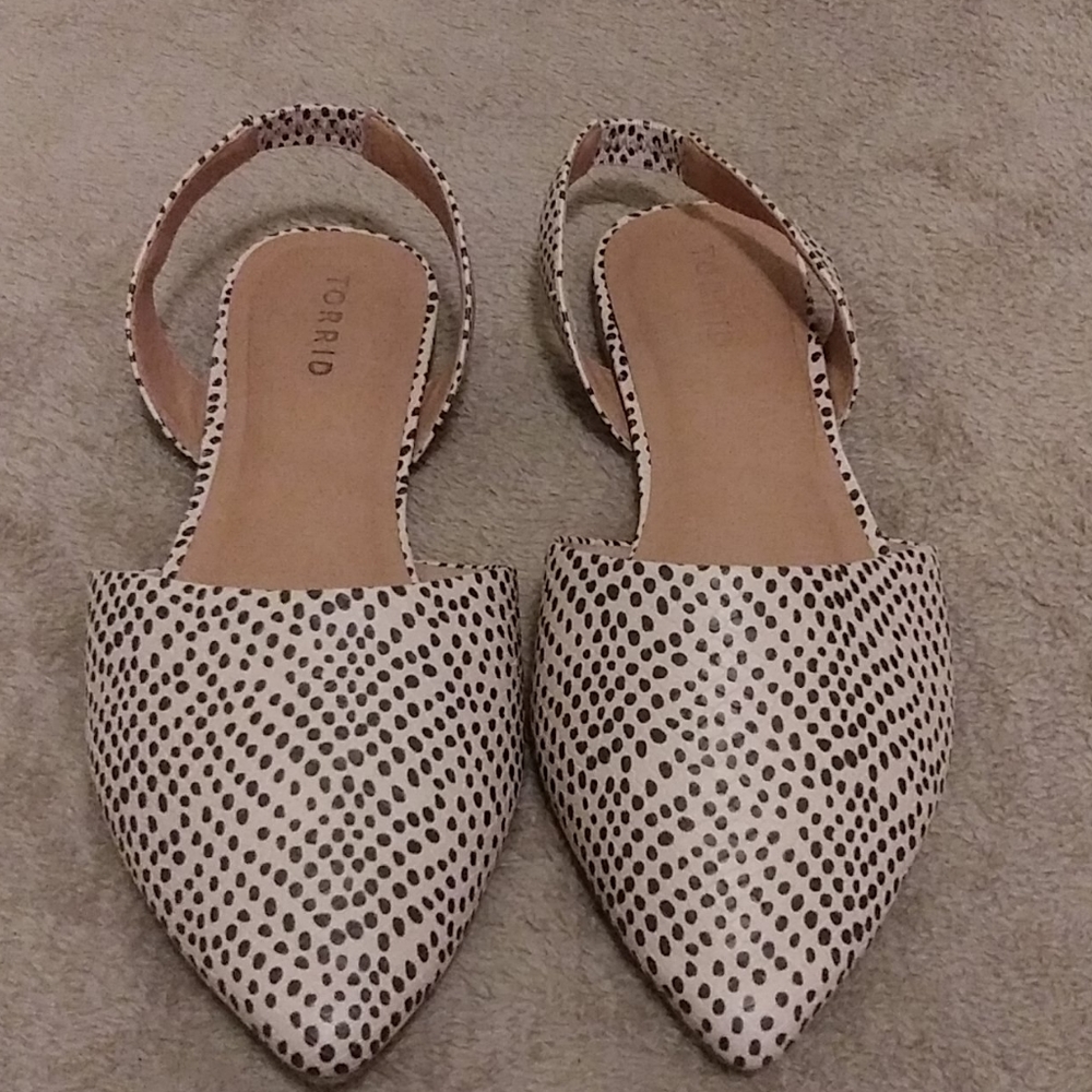 Torrid Cheetah print D'Orsay flats